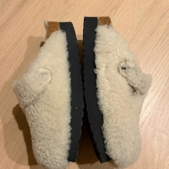 Birkenstock Women's Papillio Boston Shearling Clogs Sz 38 Narrow - Picture 3 of 7